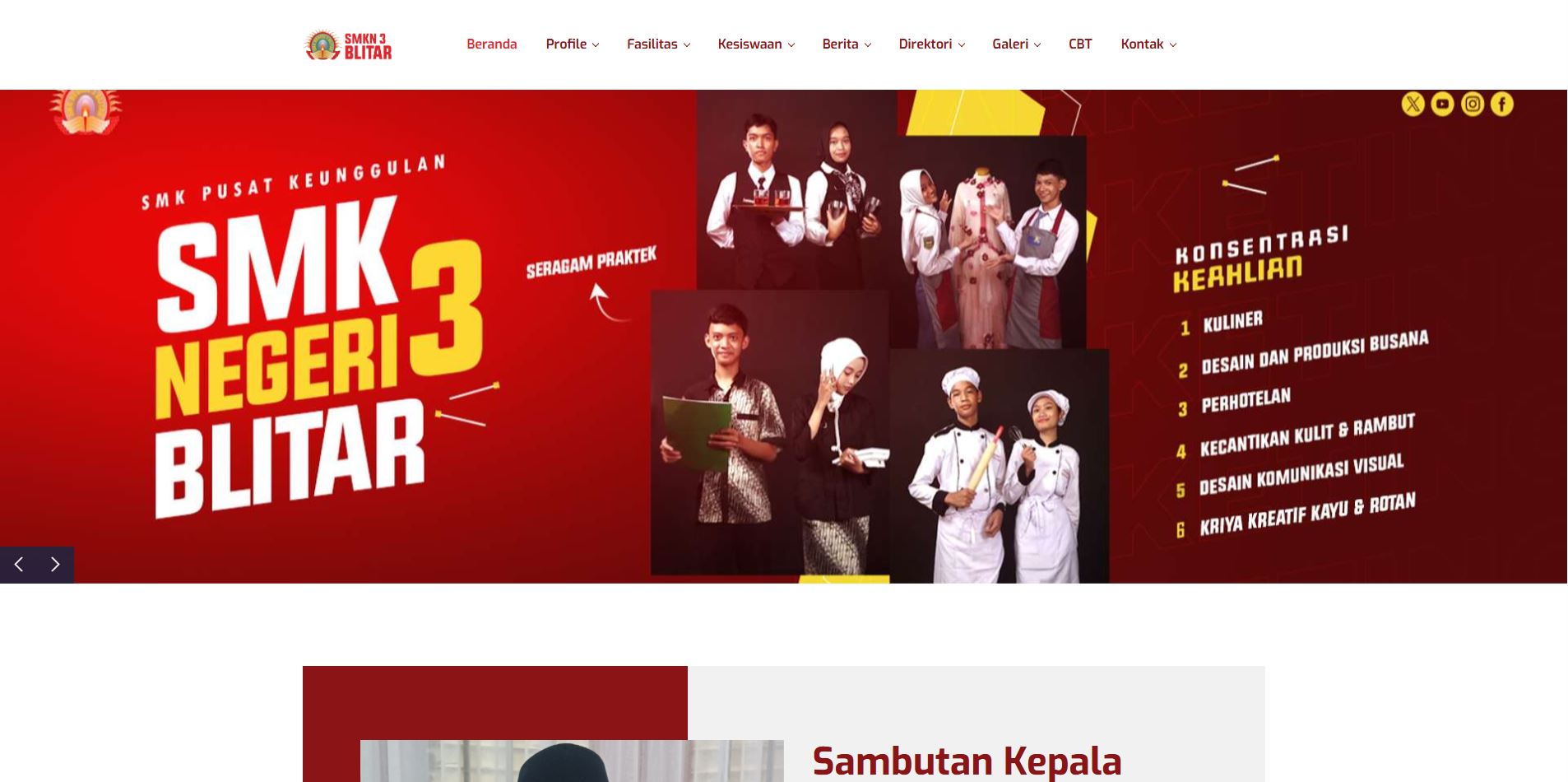 Pengembangan Website SMKN 3 Blitar